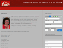 Tablet Screenshot of lindafortinrealestate.com